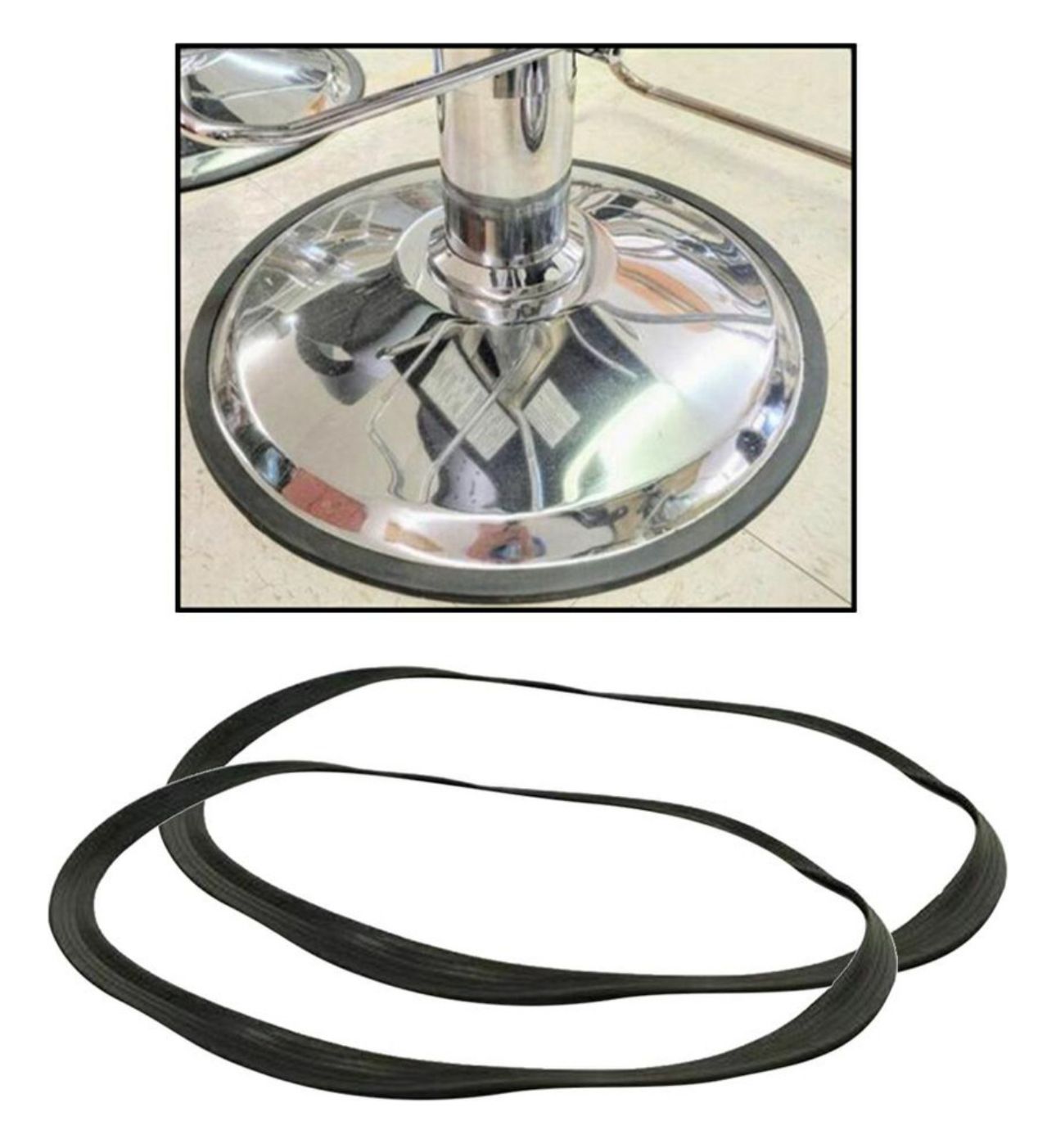 Empaque grande disco silla barbería