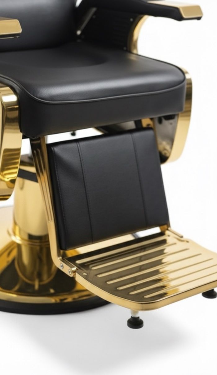 Silla para barbería Lugo Gold Deluxe