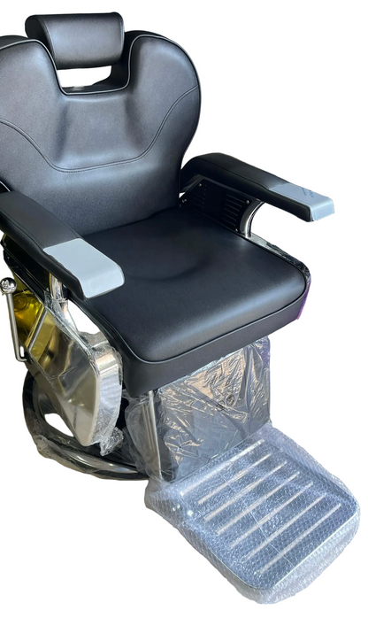 Silla para barbería Lugo Chrome Deluxe