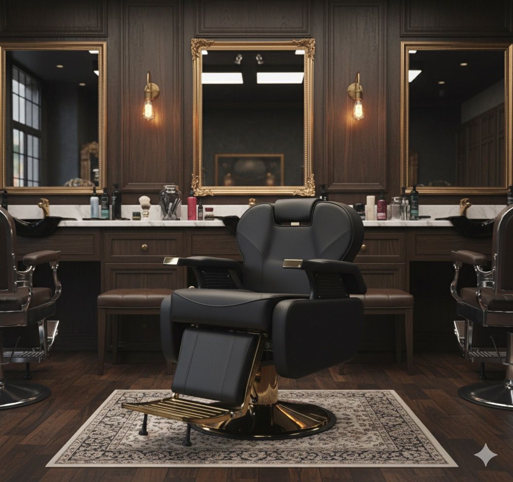 Sillon Barbero Lugo Gold