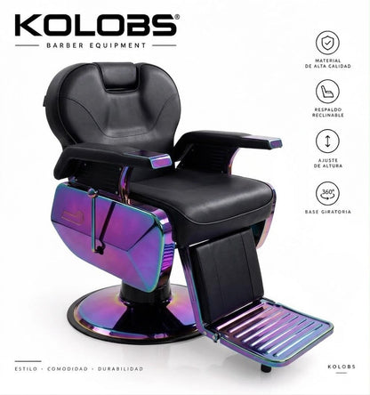 Silla para Barbería Tornasol Deluxe