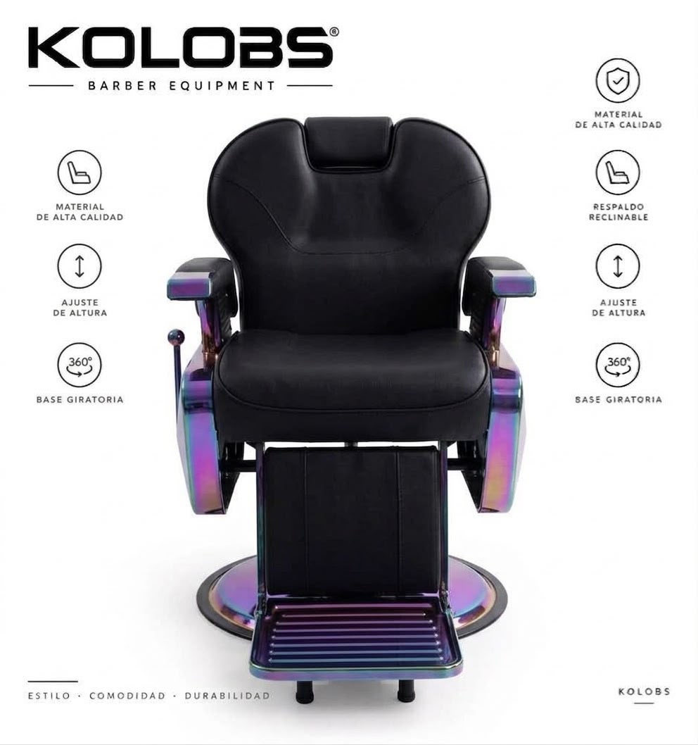 Silla para Barbería Tornasol Deluxe