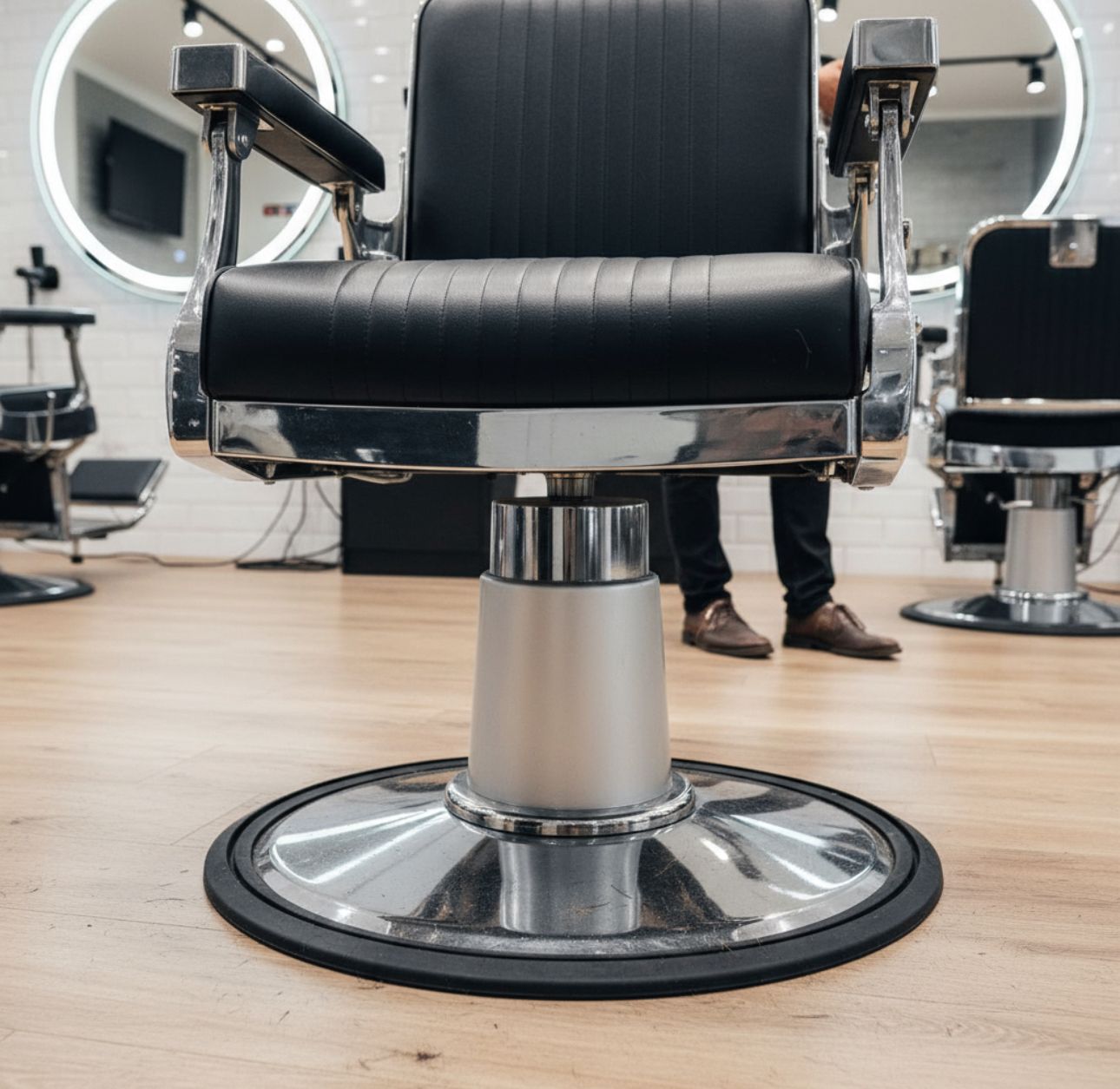 Empaque grande disco silla barbería