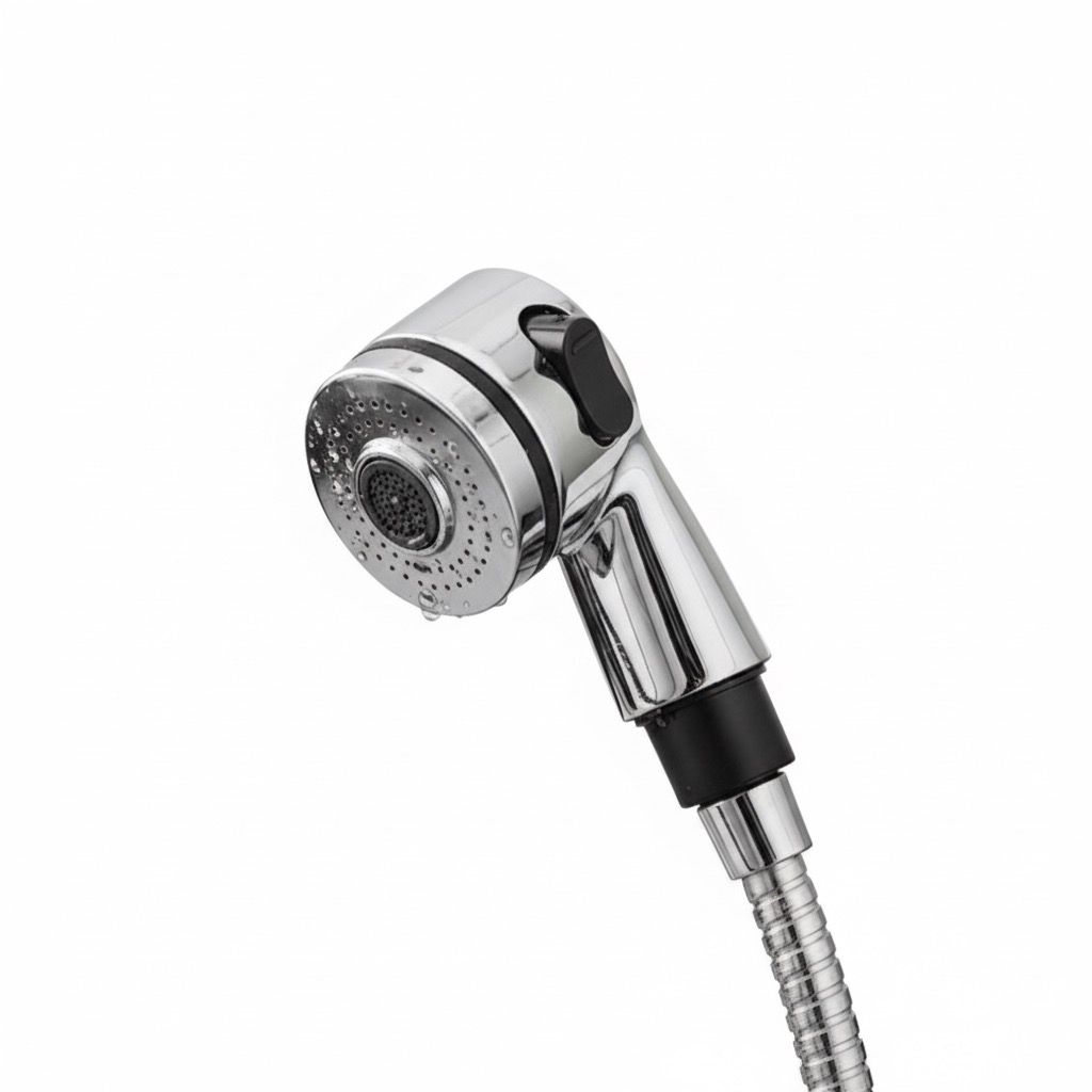 Regadera con regulador grande